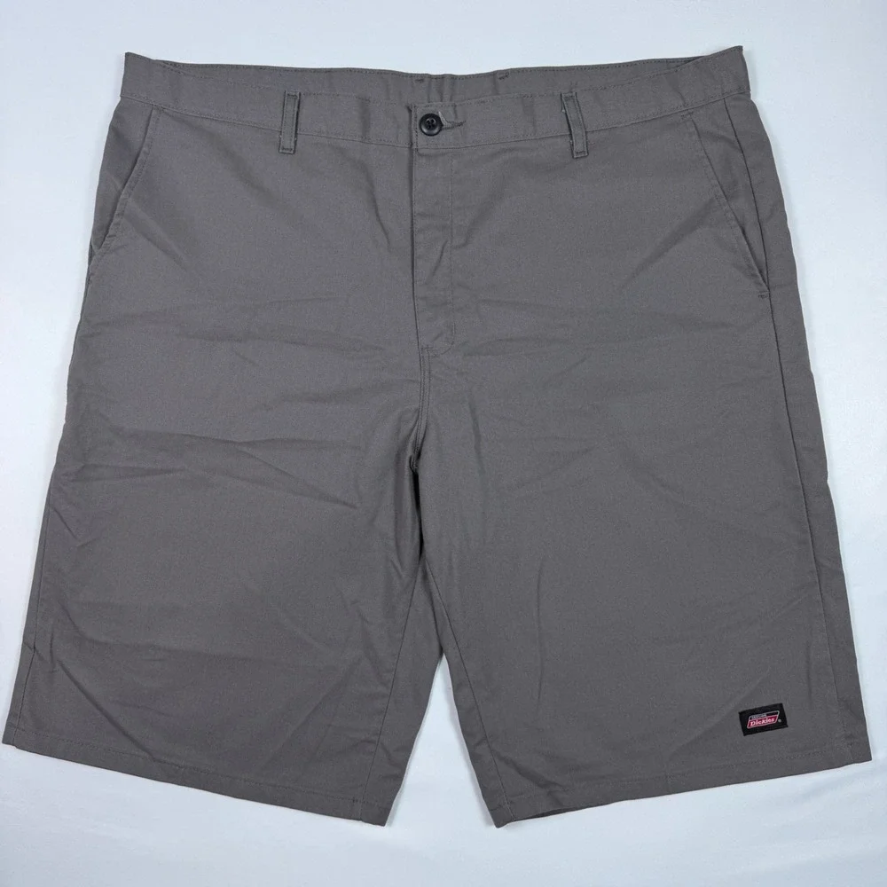 Genuine‎ Dickies Work Shorts Mens 44 Gray Flat Front Carpenter Utility
